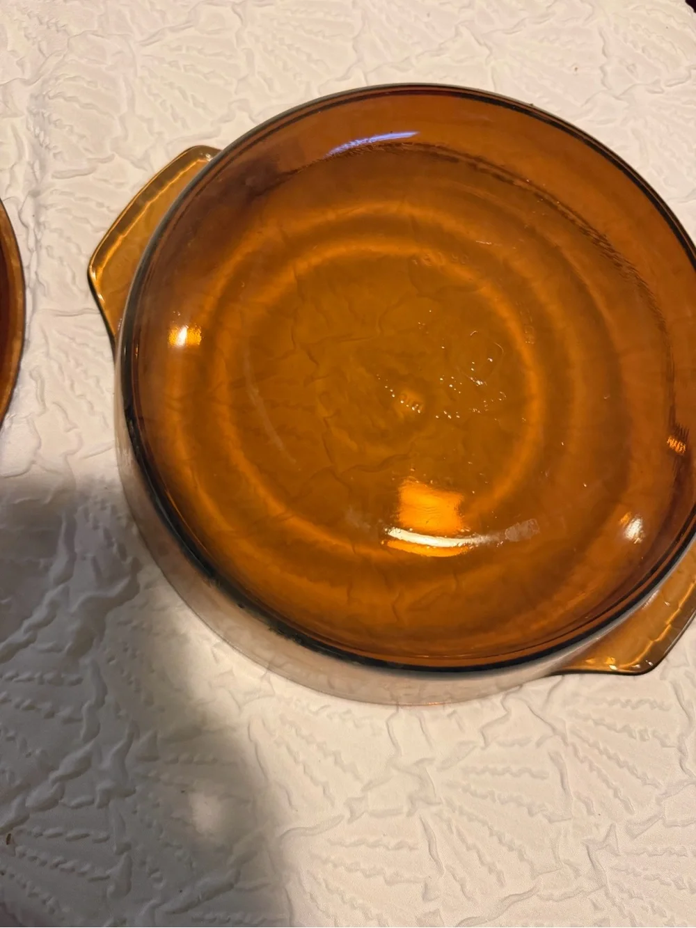Anchor Hocking amber glass